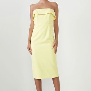 Bardot Georgia Dress Lemon